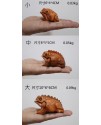 青蛙 手工木雕木魚 (加加大)